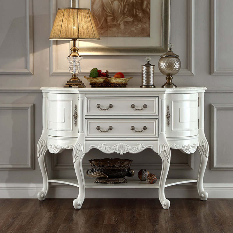 Console American Pastoral, Blanc, H 37 po x l 55,1 po x P 17,7 po