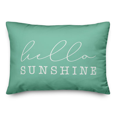 Housse et insert de coussin d'extérieur Hello Sunshine