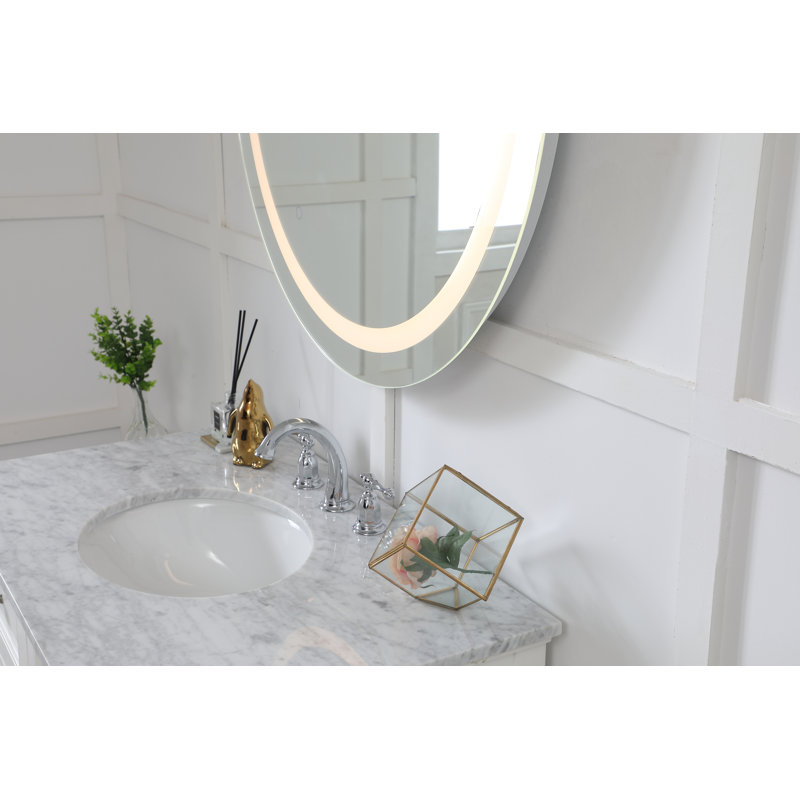 Miroir de salle de bain Sturdivant, H 36 po x L 36 po