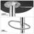 Brijet Upholstered Adjustable Height Counter Stool with Metal Frame-1260508119