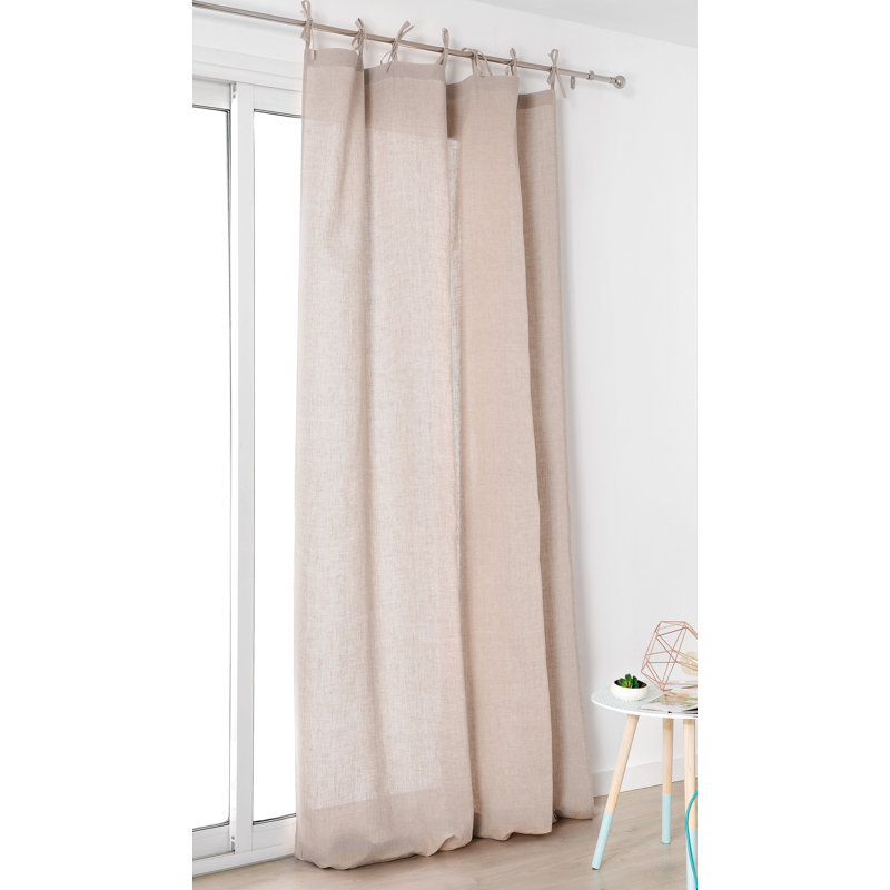 Rideau simple obscurcissant Ruston Ties, Lin