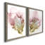 Floraison rose I, toile encadrée de qualité supérieure - prête à être accrochée-1851113649-1851113646