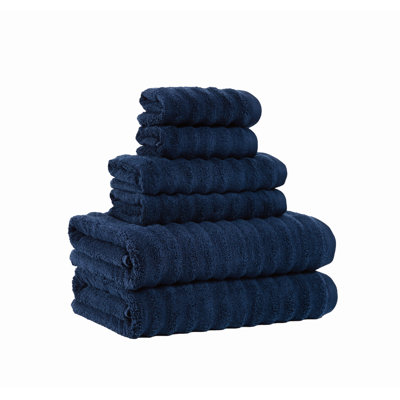Royal Velvet Textured 6 Piece Towel Set
