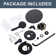 9-Spray Patterns With 1.8 Gpm 12 In. Wall Mount Shower System With Two Showerhead