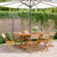 vidaXL Folding Garden Chairs 6 pcs Solid Wood Acacia-2036176449