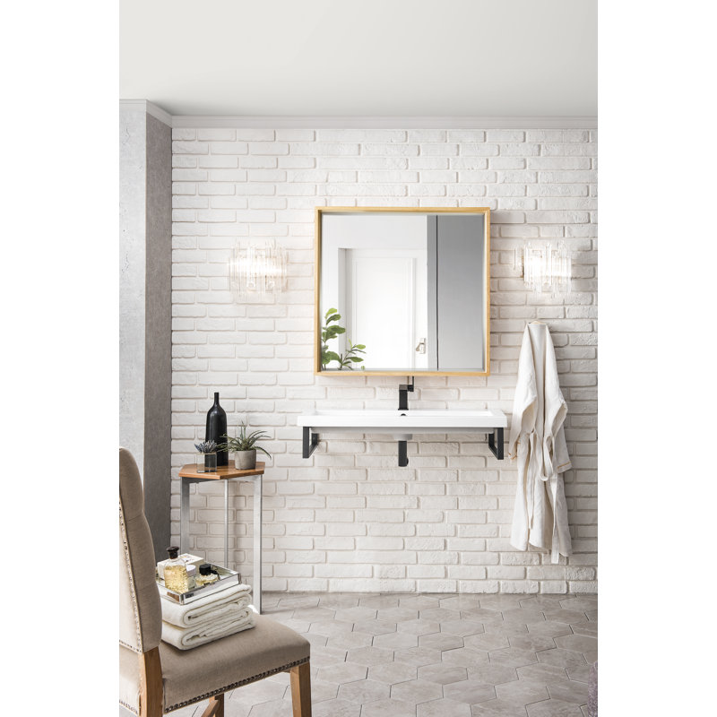 Boston 39.4'' W Single Vanity, Matte Black