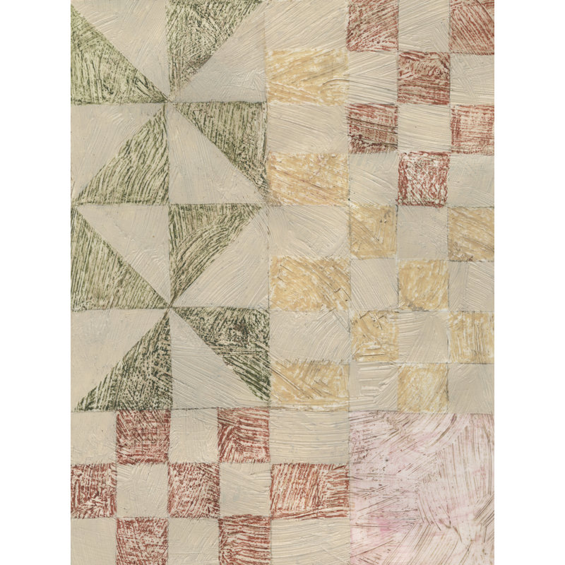 Pinwheels & Squares I by Vanna Lam - Wrapped Canvas Print, 46 cm H x 30 cm W