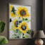 «FLORAL Series Dxxxi», reproduction encadrée - bois massif-2050894931