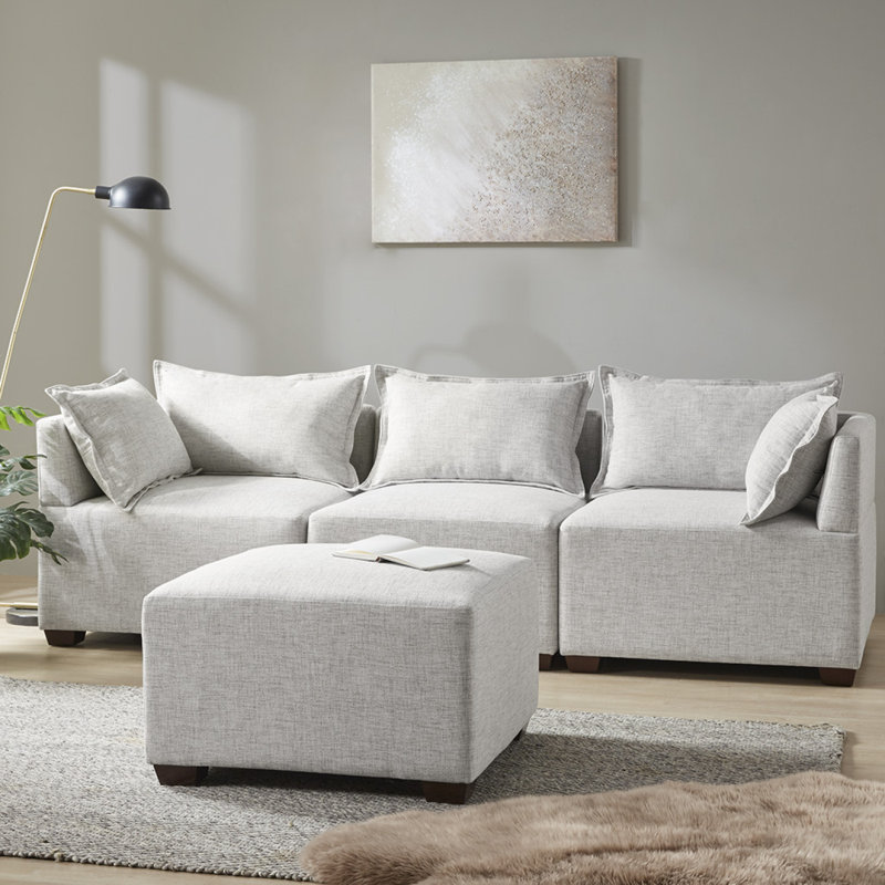 Fauteuil modulaire sans accoudoirs, fauteuil d'appoint sans accoudoirs, fauteuil d'appoint moderne