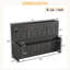 Lit escamotable avec bureau, station de charge USB, lumières DEL-11267969-11268028