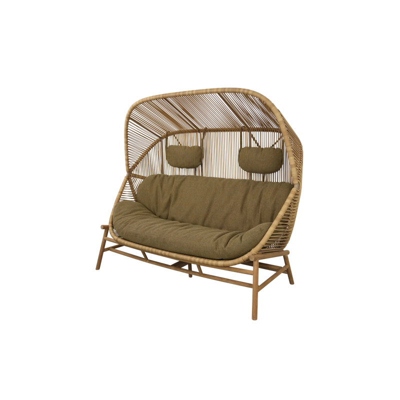 Hive 2-Seater Sofa, Turmeric Yellow