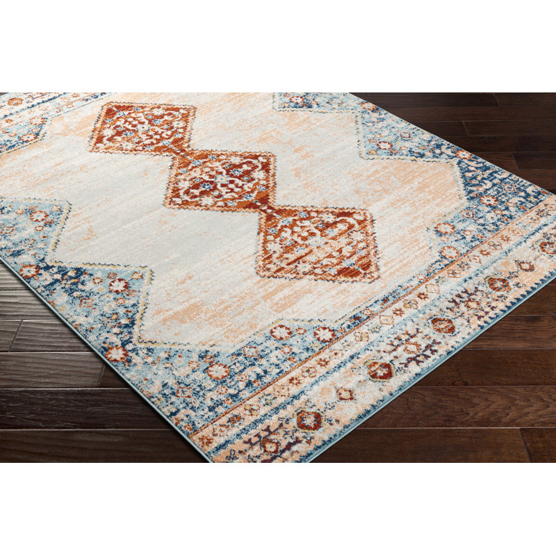 Aldusa Oriental Indoor Rug, Rectangle 6'7" x 9'
