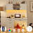 Farmhouse 67" H Executive Desk With Hutch And LED Light-249717128