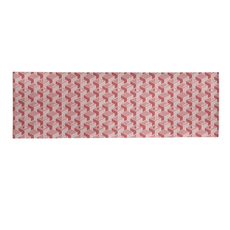 Tapis rose clair/rose foncé skyscrapers classic, Tapis de couloir 2 pi 5 po x 8 pi