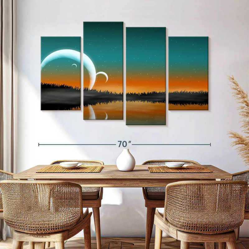 Kelan Space Landscape, 42" H x 68" W