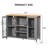 Wine Bar Cabinet With Led Light,Home Coffee Cabinet With Wine And Glass Rack,Kitchen Buffet Sideboard With Storage,Liquor Cabinet For Bar,Dining Room,Kitchen-1362667350