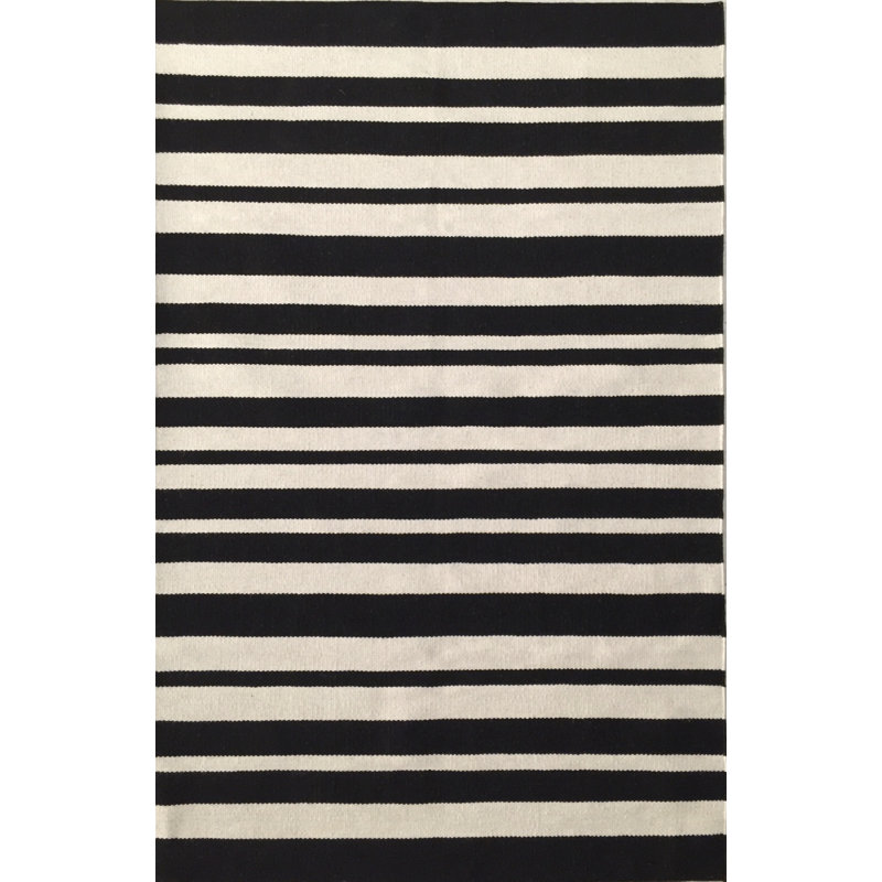 Clarinda Wool Striped Indoor Rug, Rectangle 6' x 9'
