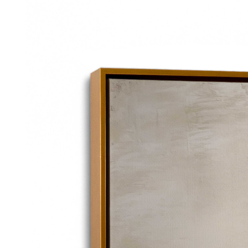 «Russet Mist Déroulant», reproduction sur toile roulée, H 30,75 po x l 20,75 po x P 1,75 po, Cadre flottant, Or poli