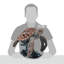 Sculpture de bord de mer H 13,25 po
