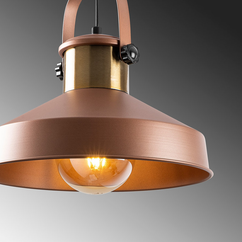 Graciela 1 - Light Dome Pendant, Copper