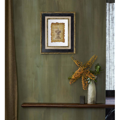 18X22" Lucian Framed Antiqued Sculpture Print