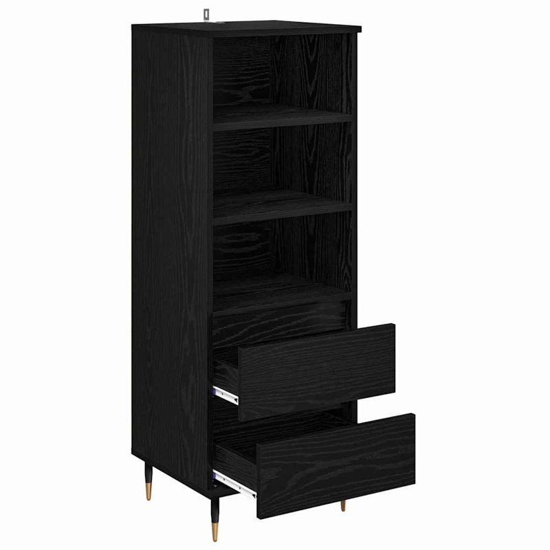 40cm Sideboard, Black Oak