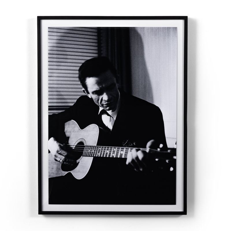 Johnny Cash Print by Getty Images, 48" H x 36" W x 2.5" D
