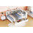 White Wooden Full Size Daybed With 2 Drawers, Storage Shelf & USB Charging Ports-1273441925-1273441924