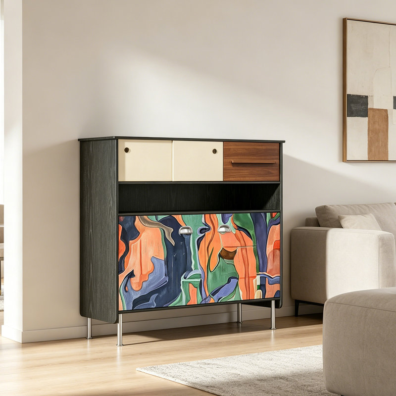 French Simple Style Accent Cabinet