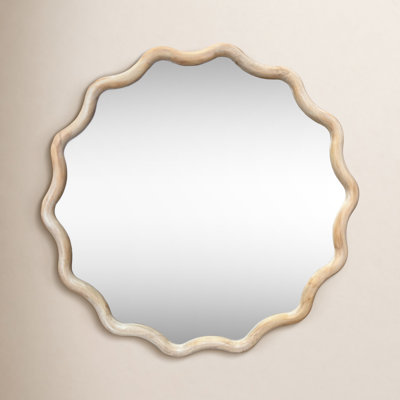 Pine Ripples Round Mirror