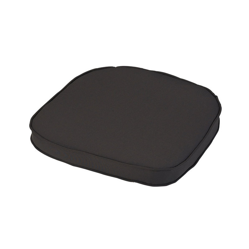 Dining Chair Cushion, Charcoal Gray