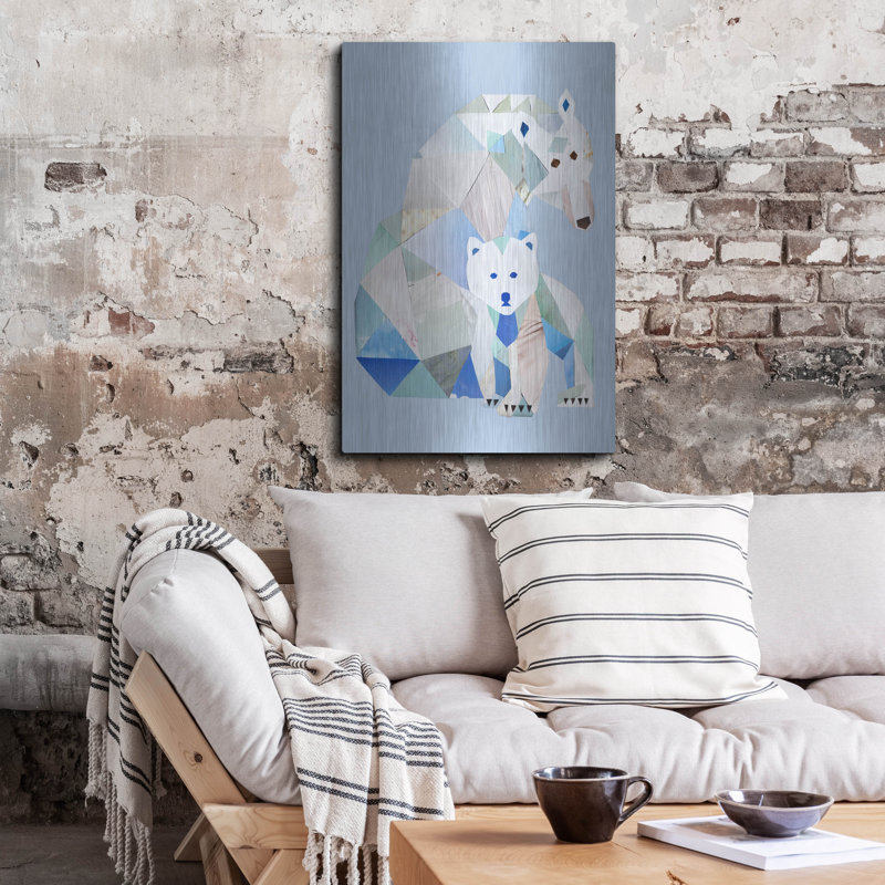 "Ours polaires gris" par Artpoptart, H 36 po x l 24 po