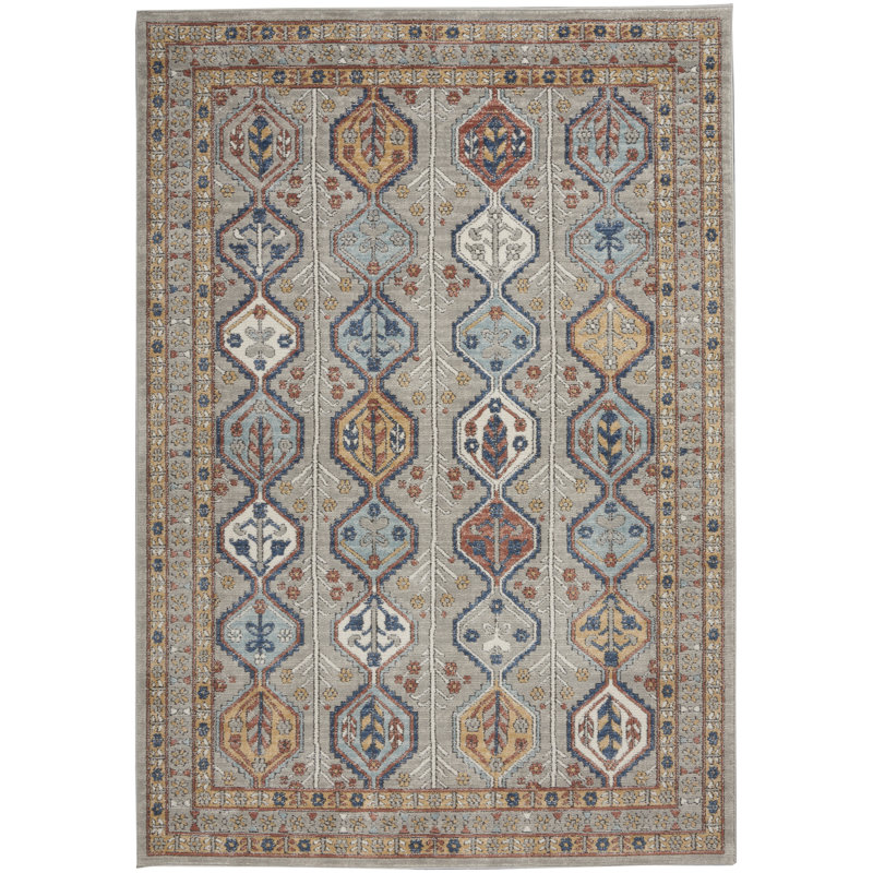 Tapis beige Freeda, Rectangle 3 pi 9 po x 5 pi 9 po