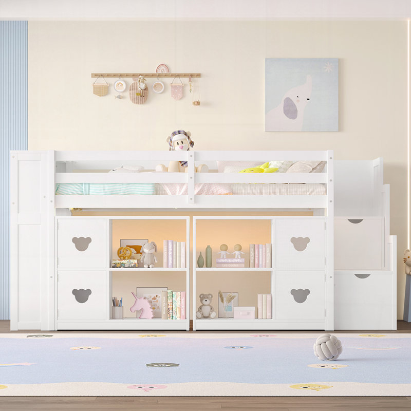 Mobilier de chambre à coucher moderne en bois, Blanc