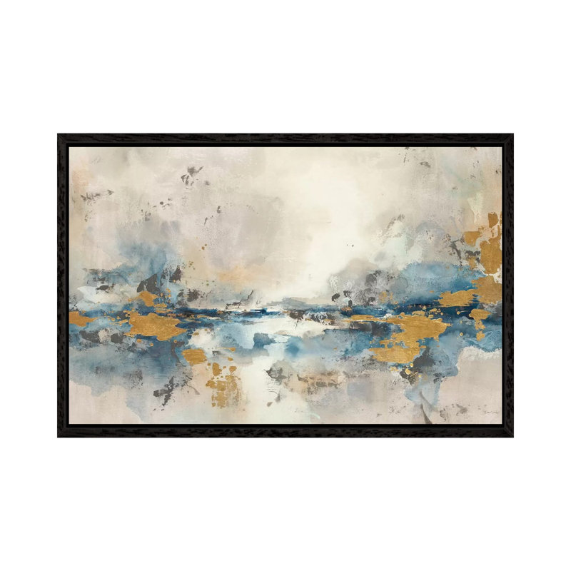 Early Light by Leah Rei - Single Picture Frame Painting on Canvas, 101.6 cm H x 66.04 cm W, Black Framed