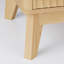 Ensemble de tables basses à plateau relevable avec 2 tables de bout, table basse naturelle et tables d'appoint avec station de charge