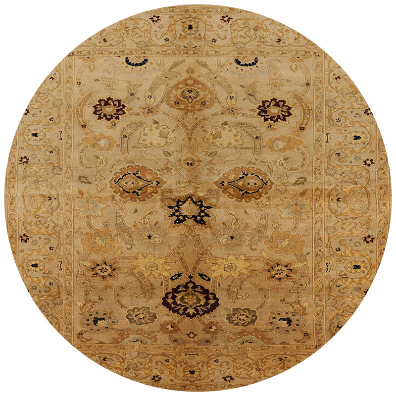 Ghazaros Oriental Indoor Rug, Round 6'