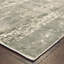 Tapis de zone grise noué la à la main abstract Kirkpatrick-517734664
