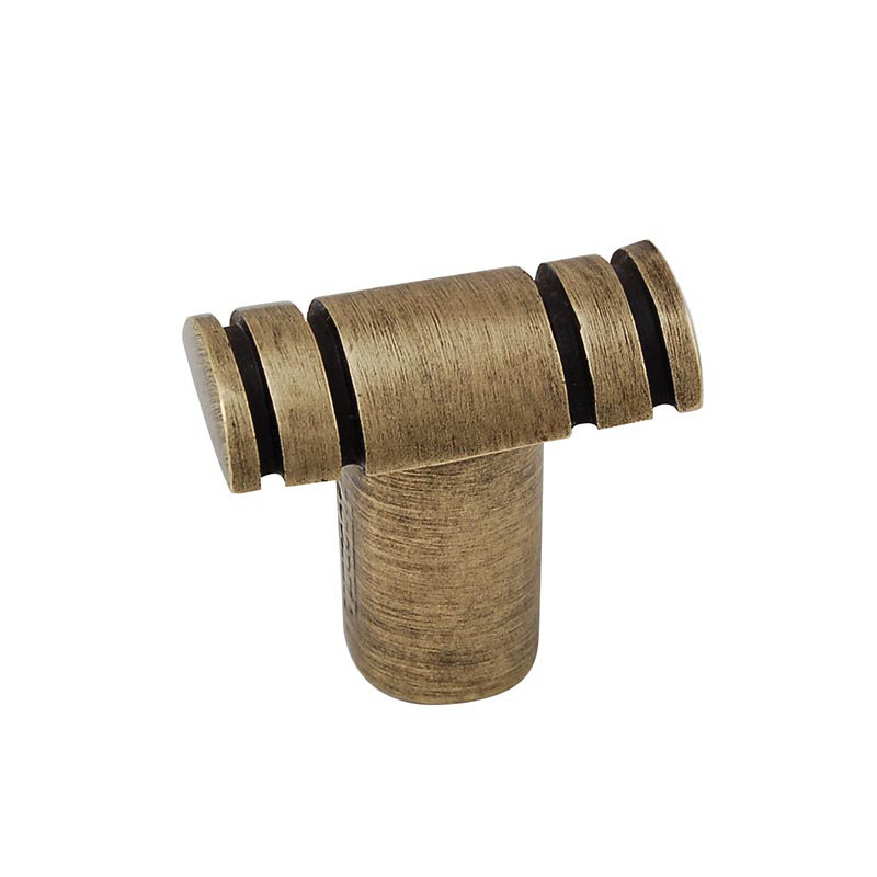 Archimedes Bar Knob, 1" H x 0.56" W x 1" D, Antique Silver
