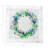 Wreath Flowers Cotton Sateen Cocktail Napkins-66959392