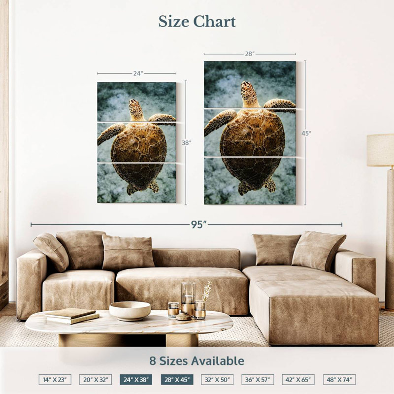 Brampt Virgin Islands Turtle, 38" H x 24" W