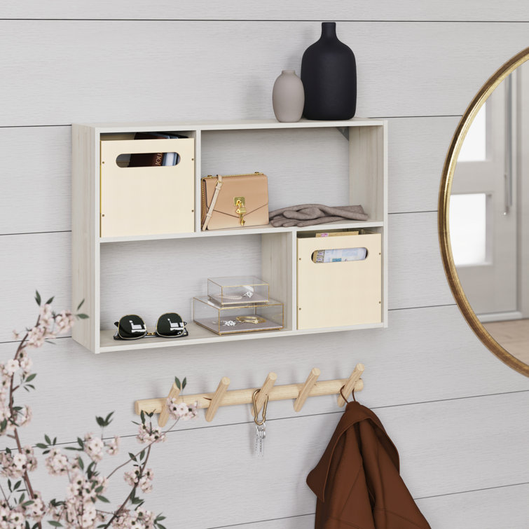 Mini Offset 4-Cube Bookcases