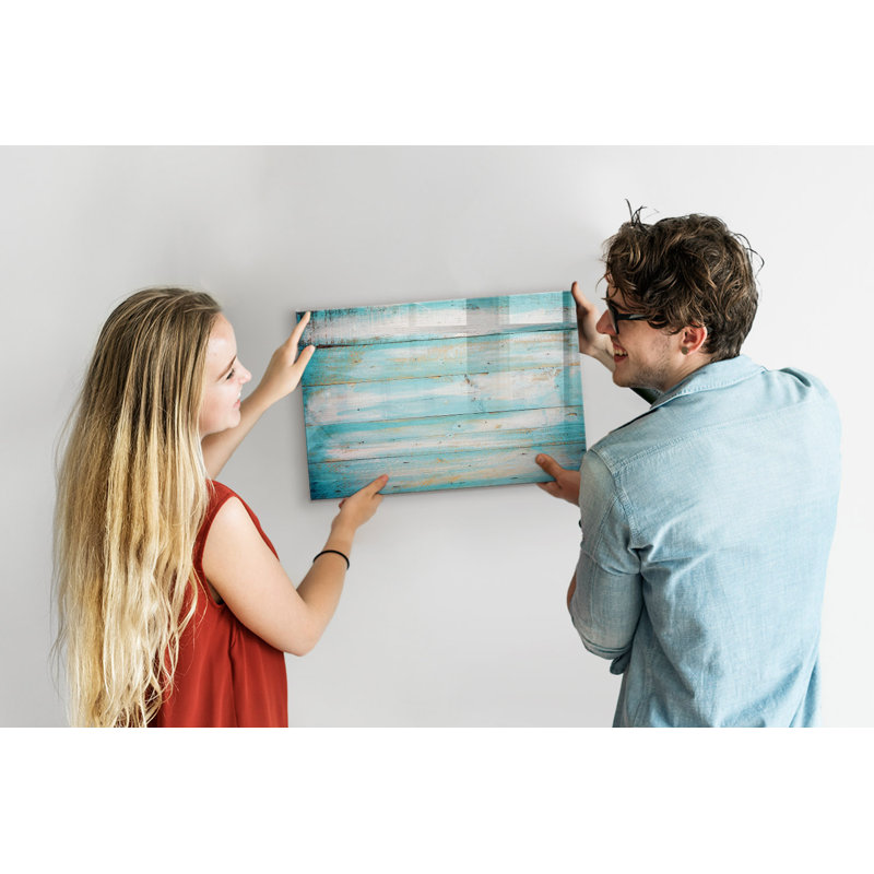 Magnetic Memo Board Whiteboard - 60 x 40 cm - Includes Marker and Magnets - Blue boards
