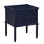 Table de chevet 2 tiroirs Emmett - bleu minuit-1147198245