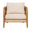 Chaise avec accoudoirs de patio Kirkby (sans la table)