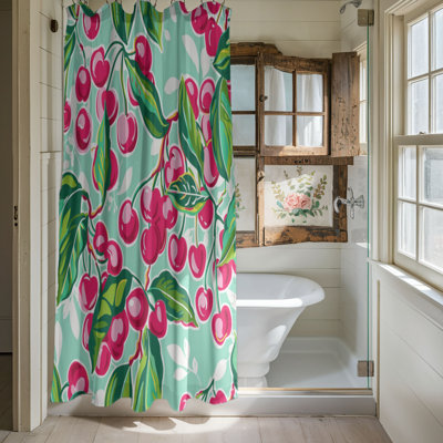 Preppy Berry Patterns - 1 Piece Standard Shower Curtain