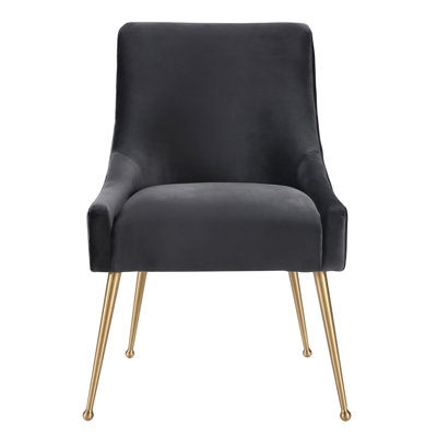 48.3cm H Velvet Upholstered Side Chair