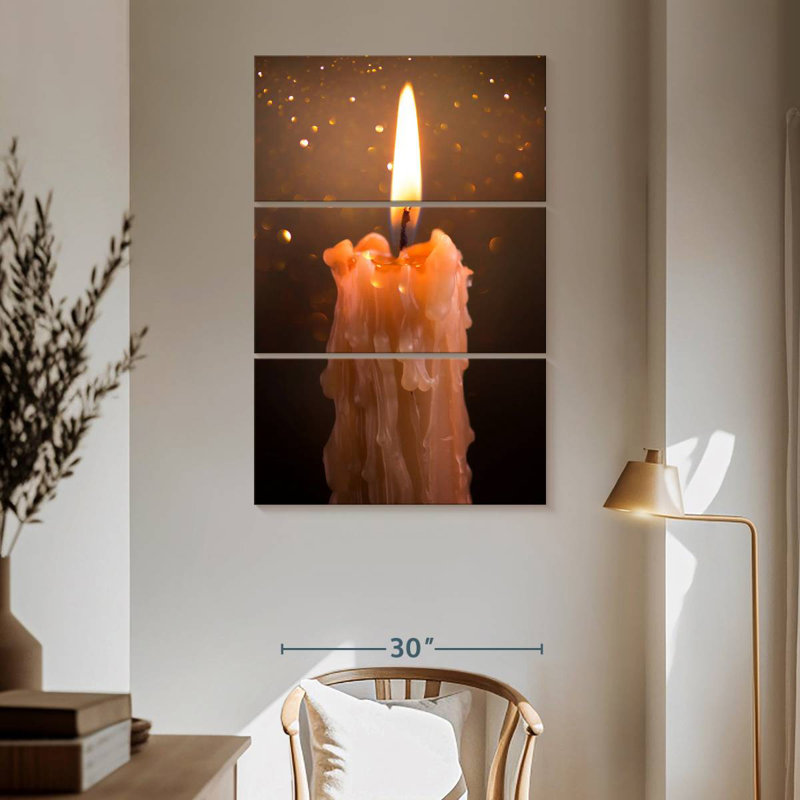 Adella Bright Candle, 38" H x 24" W