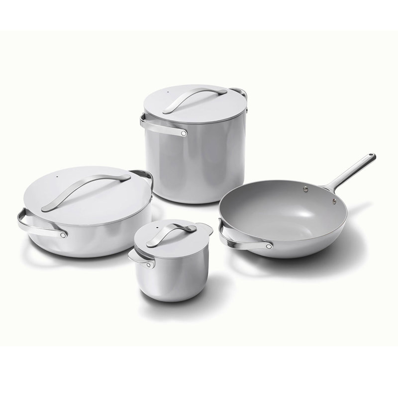 Caraway Batterie de cuisine antiadhésive + ensemble, Gris