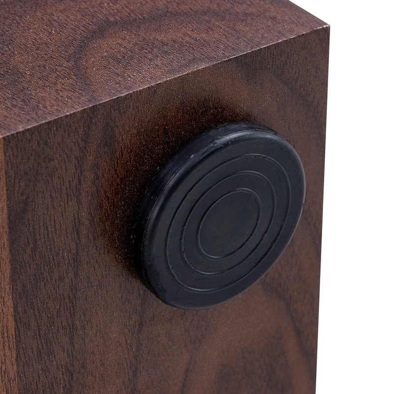 Table basse 16 po x 16 po x 16 po en MDF grain de bois - design luxueux, décoration parfaite pour le salon.
